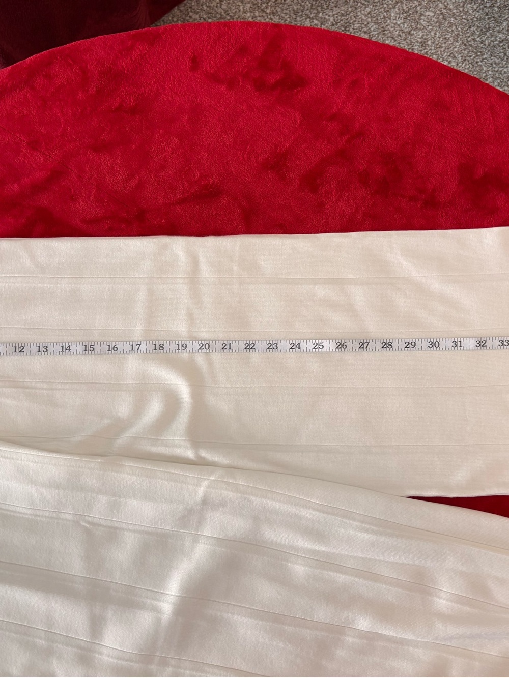 White Two-Piece Wide Leg Set. Size S - Picture 3 of 16
